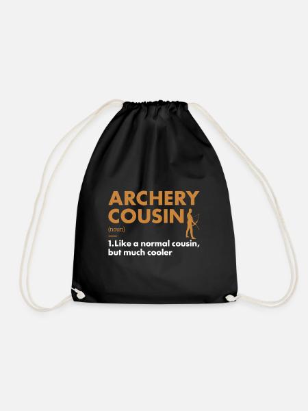 Sport Cousin Archery - Turnbeutel - Schwarz