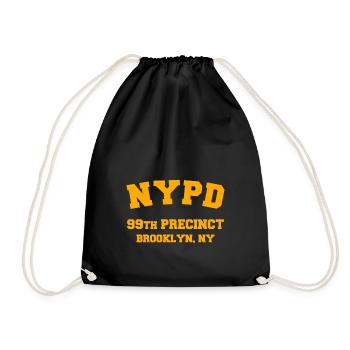 Nypd Brooklyn nine nine B99 - Drawstring Bag - black - Front