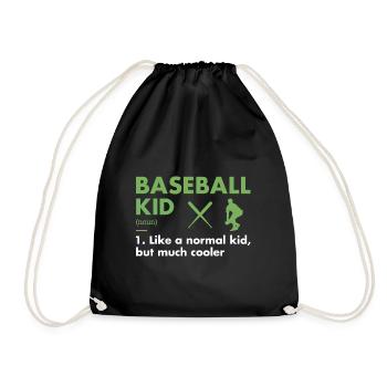 Sport Kid Définition Baseball - Sac de sport léger - noir - Devant