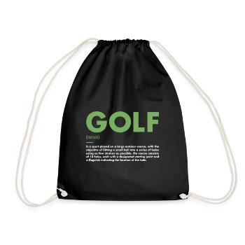 Sport Définition Golf - Sac de sport léger - noir - Devant