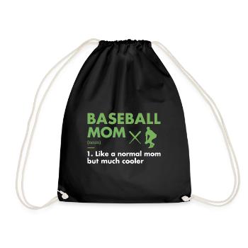 Sport Maman Définition Baseball - Sac de sport léger - noir - Devant