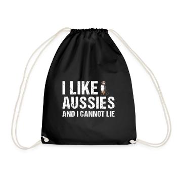 Chien J’aime Aussie Et Je Ne Peux Pas Mentir - Sac de sport léger - noir - Devant