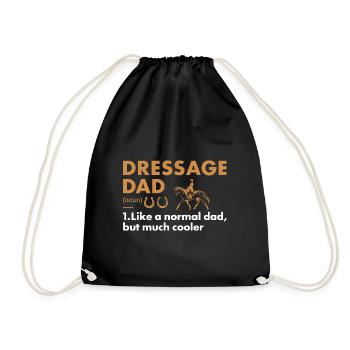 Cavalier Papa Définition Dressage - Sac de sport léger - noir - Devant