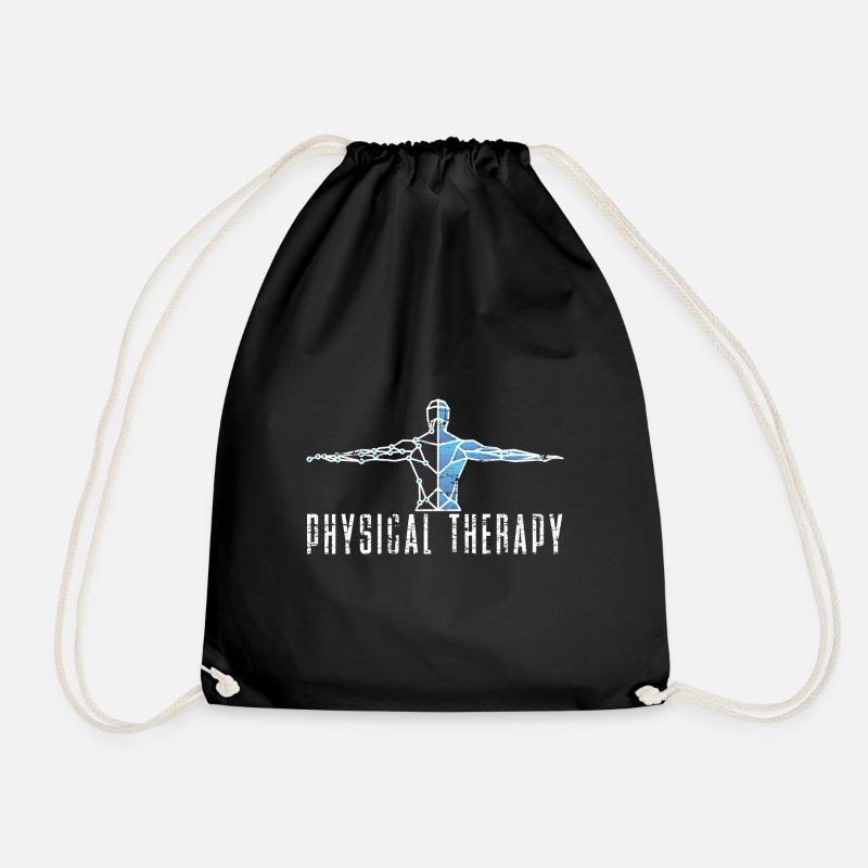 Physiotherapy - Drawstring Bag - black