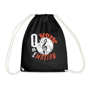 One music one emotion - Sac de sport léger - noir - Devant