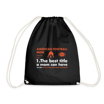 Sport Maman Définition Football américain - Sac de sport léger - noir - Devant