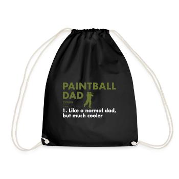 Sport Dad Définition Paintball - Sac de sport léger - noir - Devant