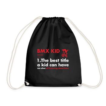 Sport Kid Definition BMX - Drawstring Bag - black - Front