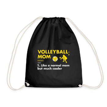 Sport Maman Définition Volleyball - Sac de sport léger - noir - Devant