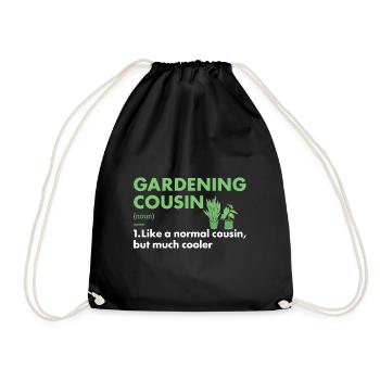 Jardinier Cousin Définition Jardinage - Sac de sport léger - noir - Devant