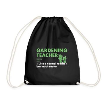 Jardinier Enseignant Définition Jardinage - Sac de sport léger - noir - Devant