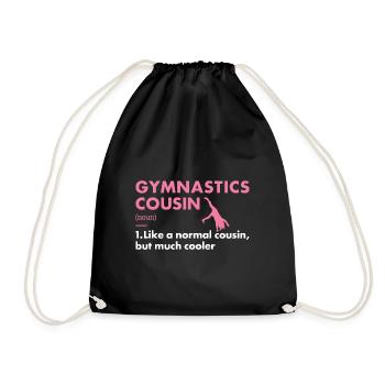 Sport Cousin Gymnastics - Turnbeutel - Schwarz - Vorne