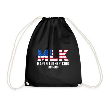 Martin Luther King, Jr. Day - Turnbeutel - Schwarz - Vorne