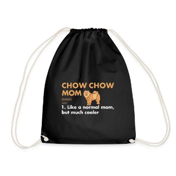 Chow Chow Mom définition - Sac de sport léger - noir - Devant