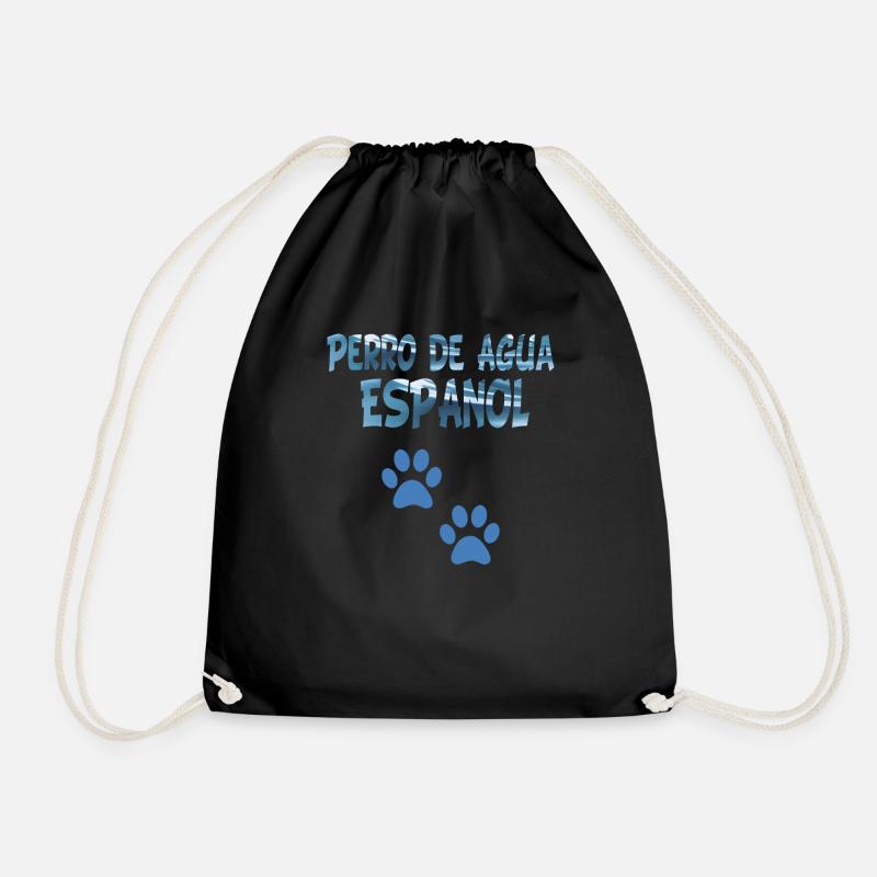 Spanischer Wasserhund Perro de Agua Español - Turnbeutel - Schwarz