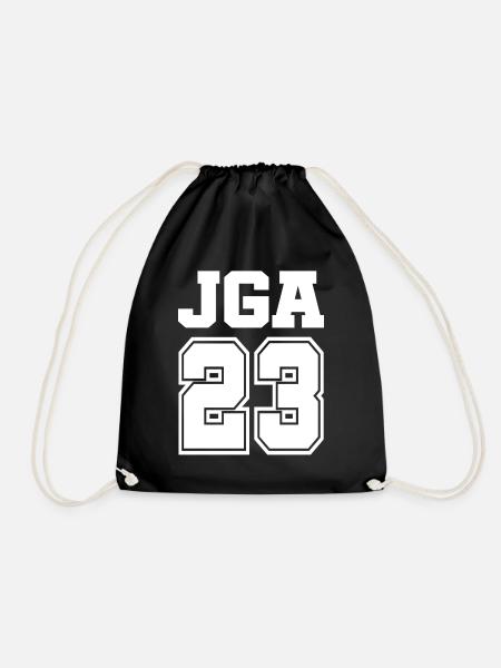 JGA 2023 Junggesellenabschied - Turnbeutel - Schwarz
