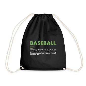 Sport Définition Baseball - Sac de sport léger - noir - Devant