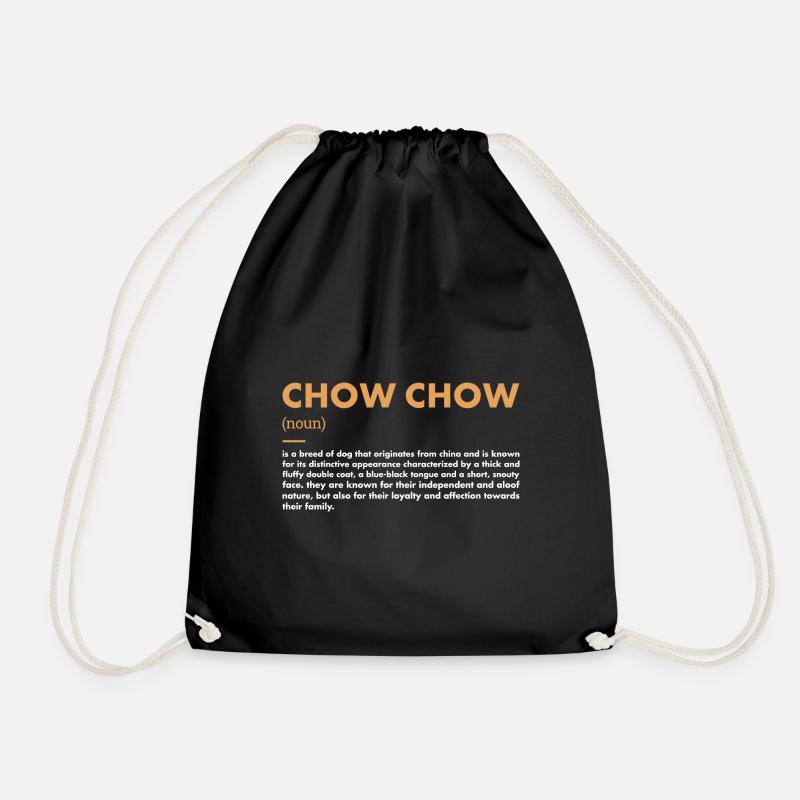 Chow Chow Definition - Turnbeutel - Schwarz