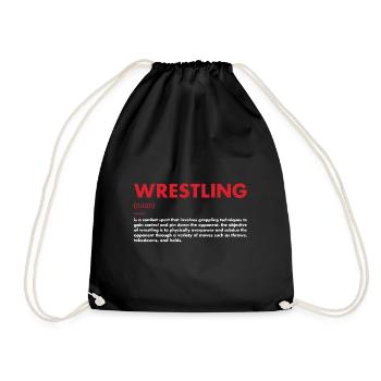 Définition Sport Lutte - Sac de sport léger - noir - Devant