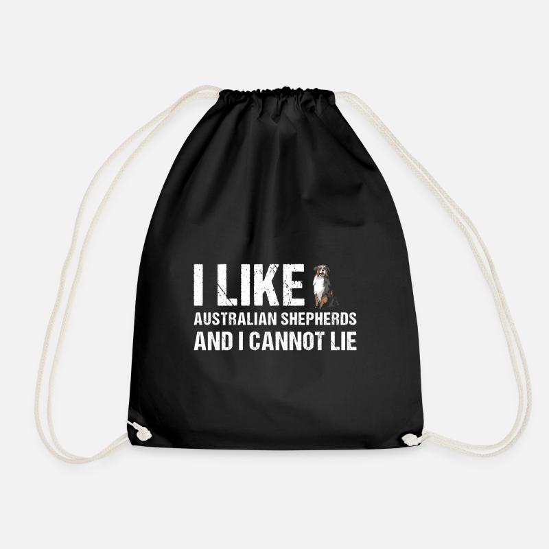 Dog I Like Aussie And I Cannot Lie - Turnbeutel - Schwarz