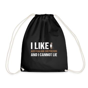 Chien J’aime Aussie Et Je Ne Peux Pas Mentir - Sac de sport léger - noir - Devant