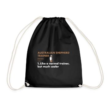 Définition de Dog Aussie Trainer - Sac de sport léger - noir - Devant