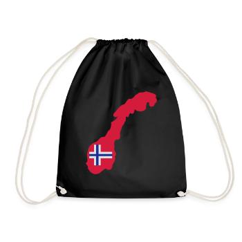 NORGE Norway NORVEGE - Sac de sport léger - noir - Devant
