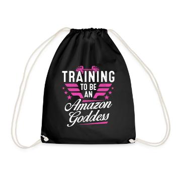FORMATION POUR ÊTRE À AMAZON GODDESS Fitness Gym Woman - Sac de sport léger - noir - Devant