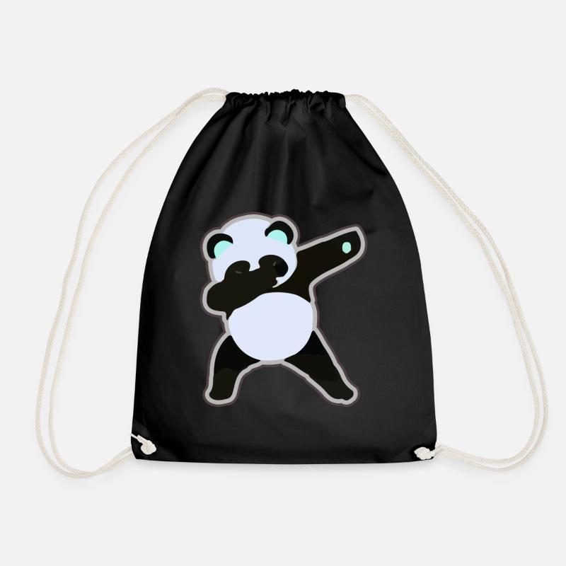 Dab Panda - Turnbeutel - Schwarz