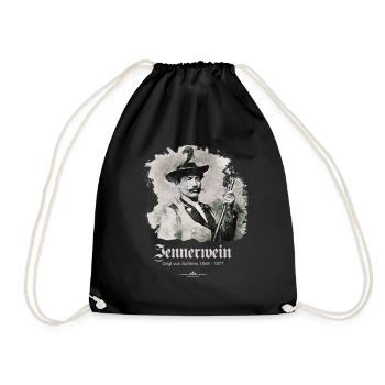 Jennerwein - Girgl von Schliers - Turnbeutel - Schwarz - Vorne