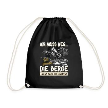 Cadeau de randonnée en montagne · Je dois y aller - Sac de sport léger - noir - Devant