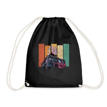 Dortmund U - Drawstring Bag - black - Front