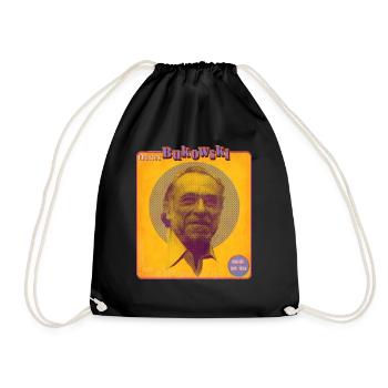 charles bukowski made my day - Turnbeutel - Schwarz - Vorne