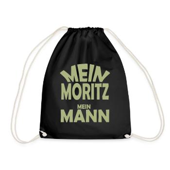 Moritz - Turnbeutel - Schwarz - Vorne