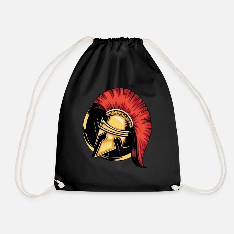 Molon Labe Sparta Helm Spartaner Spartacus - Turnbeutel - Schwarz