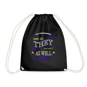 Idée de présentation amusante programmation maniaque de l’informatique - Sac de sport léger - noir - Devant