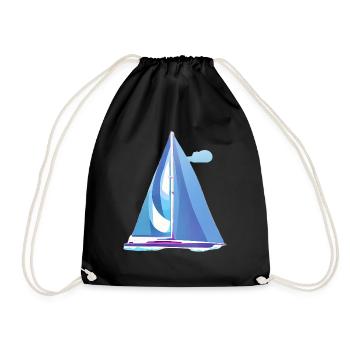 Sailing ship Sailors Sailing Sailing Sailing boat - Drawstring Bag - black - Front