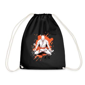 The fighter - Drawstring Bag - black - Front