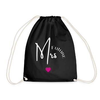 Future mrs - Sac de sport léger - noir - Devant