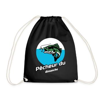Pêcheur du dimanche - Sac de sport léger - noir - Devant