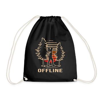 Randonnée « hors ligne » Trekking Hiking Trail Temps de randonnée - Sac de sport léger - noir - Devant