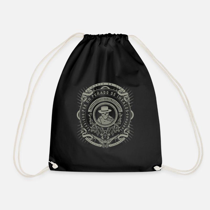 For a handful of indalos, spaghetti western - Drawstring Bag - black