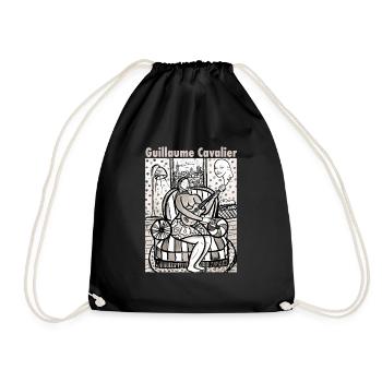 The guitarist v2 - Drawstring Bag - black - Front