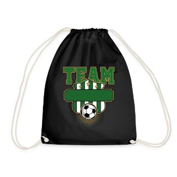 Team Football - Drawstring Bag - black - Front
