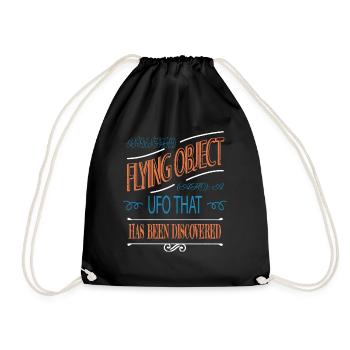 cul sweats à capuche et sweat-shirts dictant alien jeu de mots - Sac de sport léger - noir - Devant