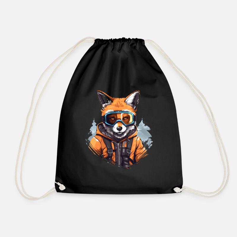 Le skieur - Sac de sport léger - noir