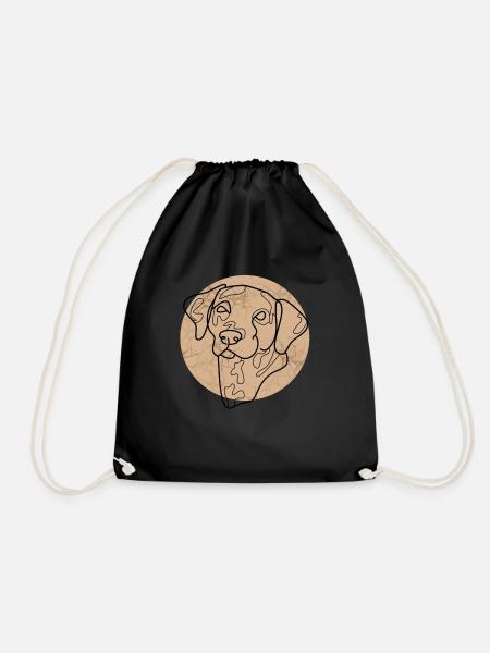 DALMATIAN - Drawstring Bag - black