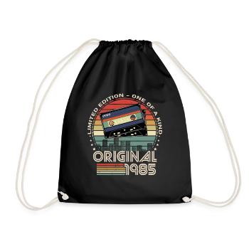 Limited Edition 1985 39th Anniversary - Drawstring Bag - black - Front