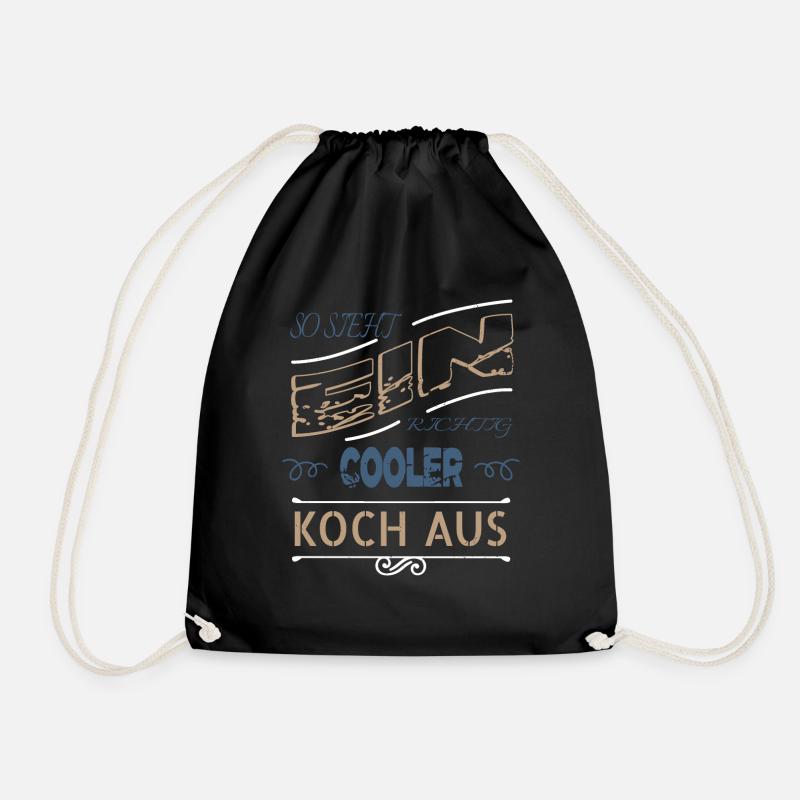 geburtstagsgeschenkidee veganer bankett sprüche - Turnbeutel - Schwarz