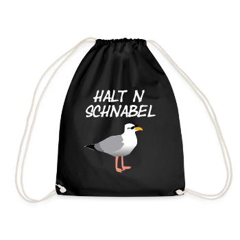 Mouette fraîche - Sac de sport léger - noir - Devant